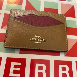 Coach  NWT Lip Card Case